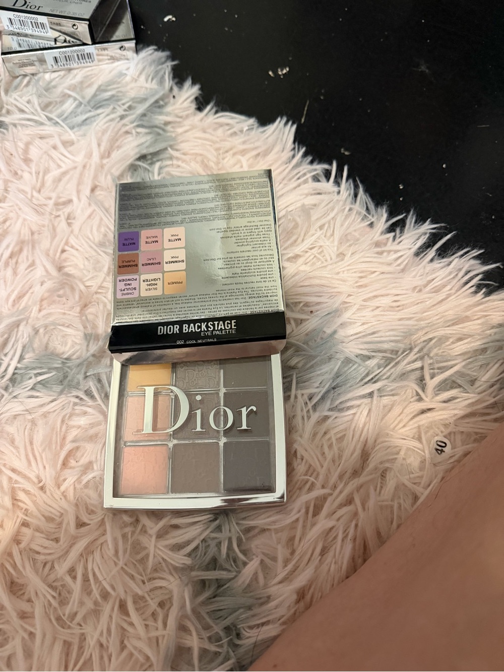 Dior Backstage Eyeshadow Palette - cool Neutral & Soft Pink Shades